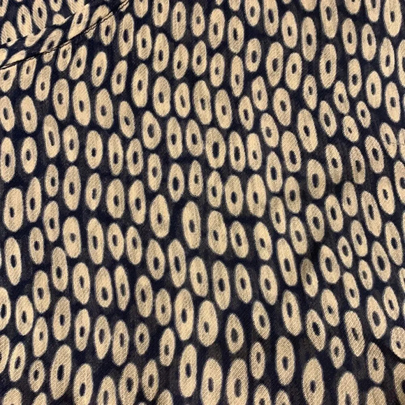 EILEEN‎ FISHER Ellipsis Printed Crinkle Silk Top - Picture 4 of 8